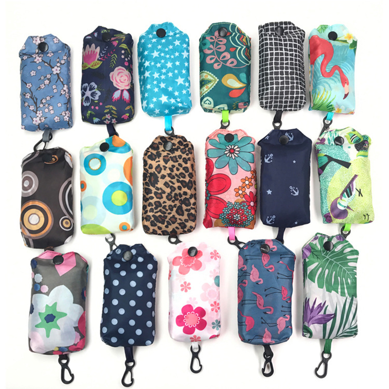 Women Bags Outlet - Fashion Printing Foldable Eco-Friendly Shopping Bag