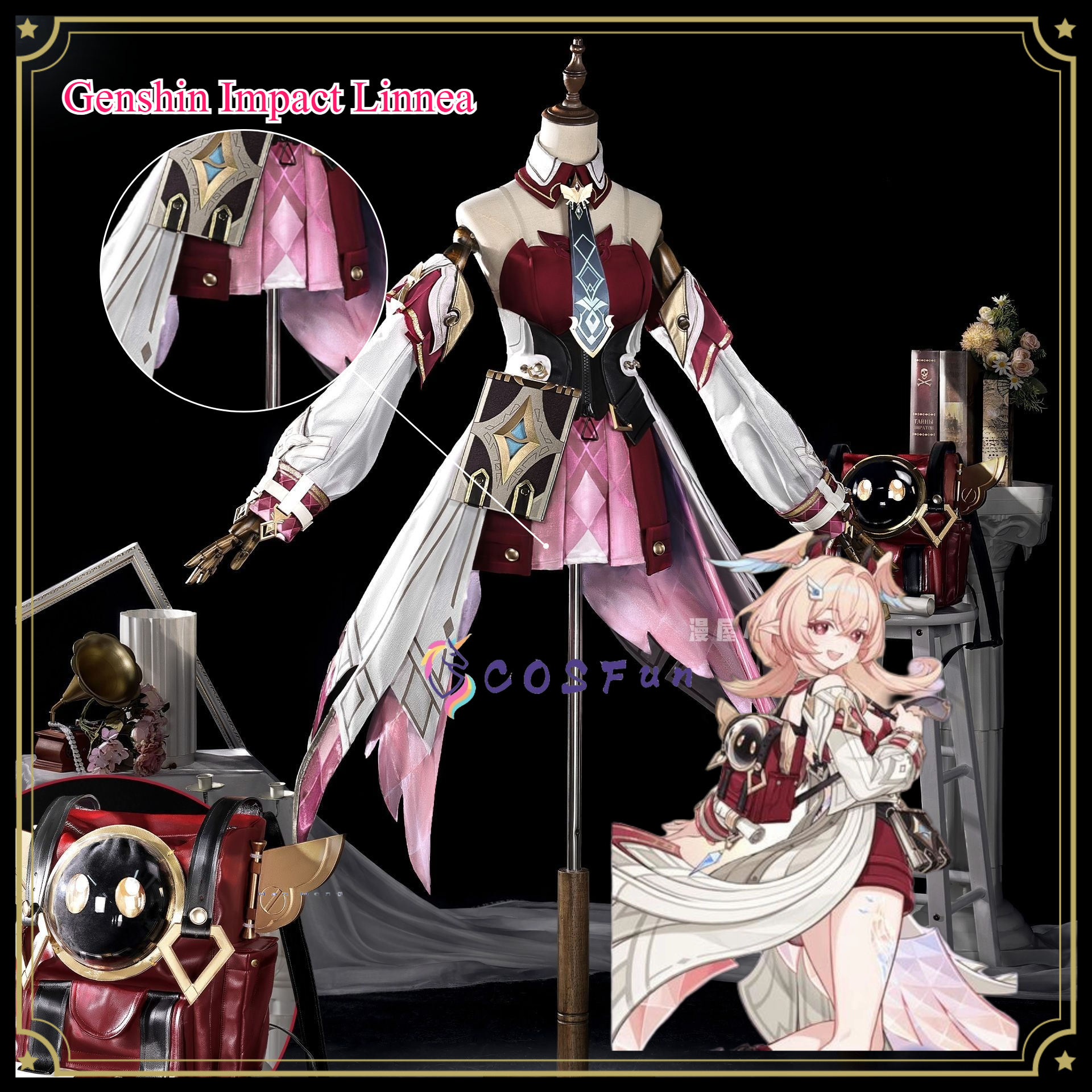 Women Bags For Party - Genshin Impact Linnea Cosplay Costume Sexy