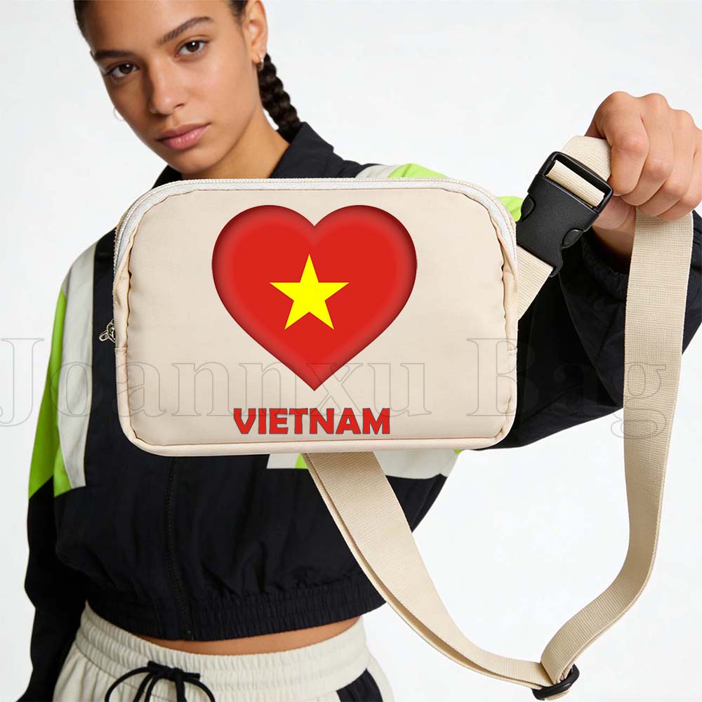 Vietnam Heart Flag Sport Waist - Women Bags Vietnam 리뷰 및 가격