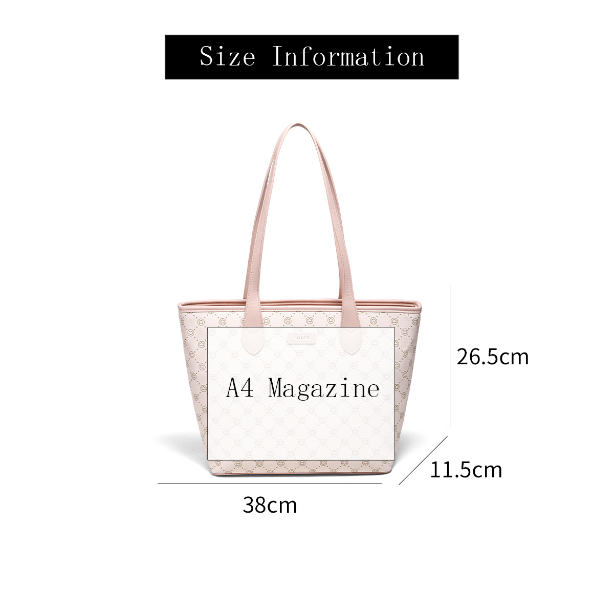 FOXER Brand New Women's Vegan  - Women Hand Bags For Office 리뷰 및 가격