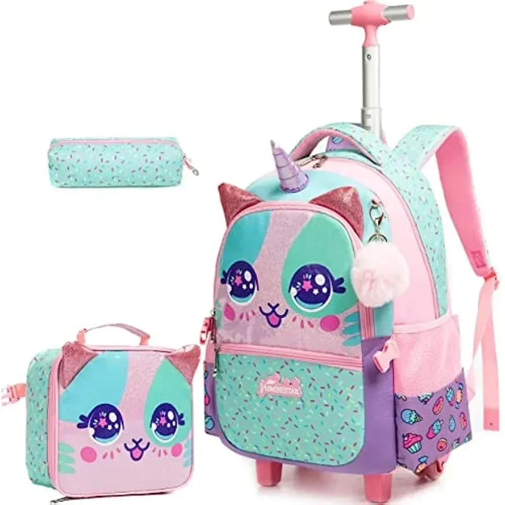 3PCS Cute Rolling Backpack for - Women'S Kipling Bags 리뷰 및 가격