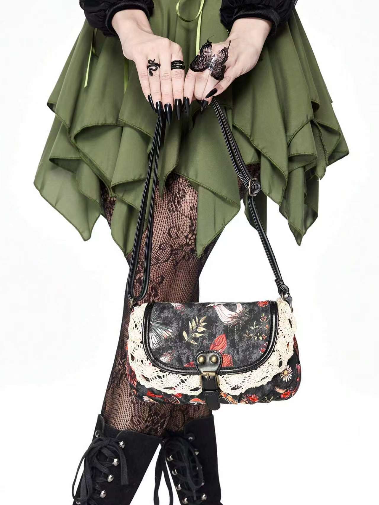 Retro Korean Japanese Style Fl - Women'S Kipling Bags 리뷰 및 가격