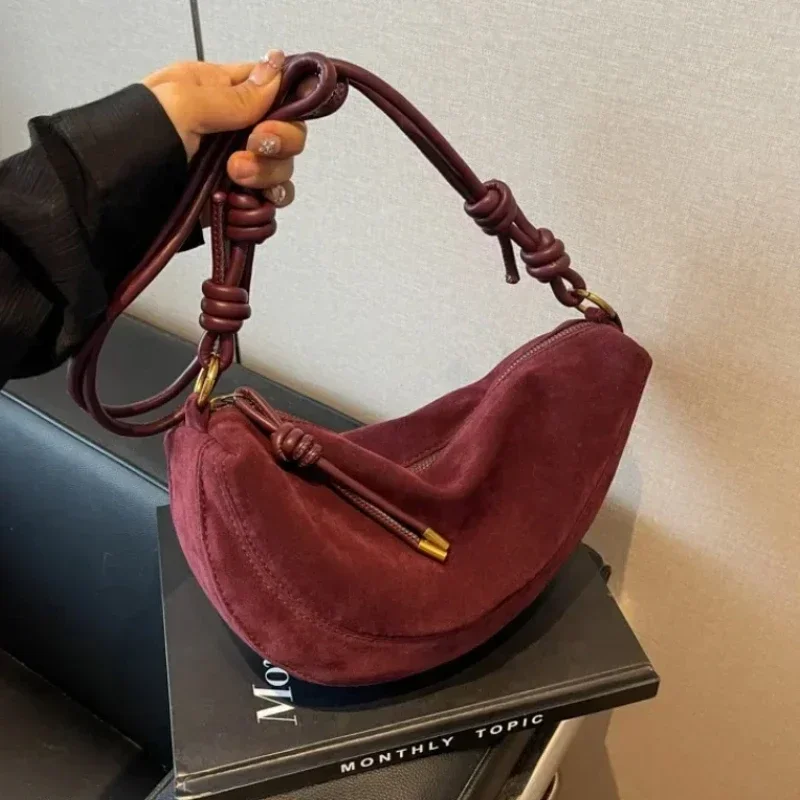 Faux Suede Super Popular Niche - Women Bags Discount 리뷰 및 가격