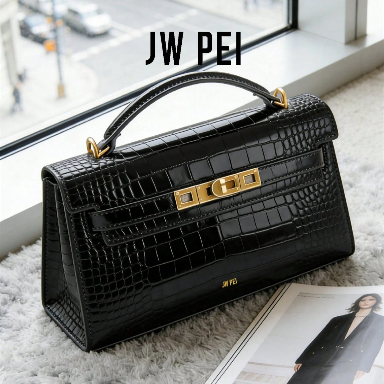 Luxury Leather and Woven Handb - Women Bags Jw Pei 리뷰 및 가격