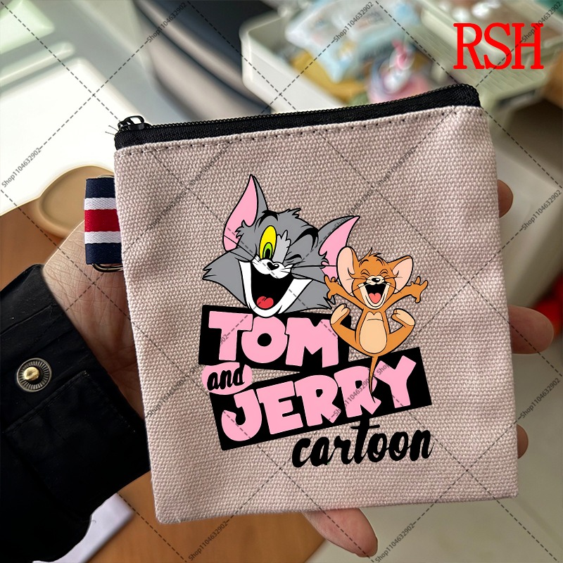 Tom and Jerry Coin Pouch Carto - Women Bags For Party 리뷰 및 가격