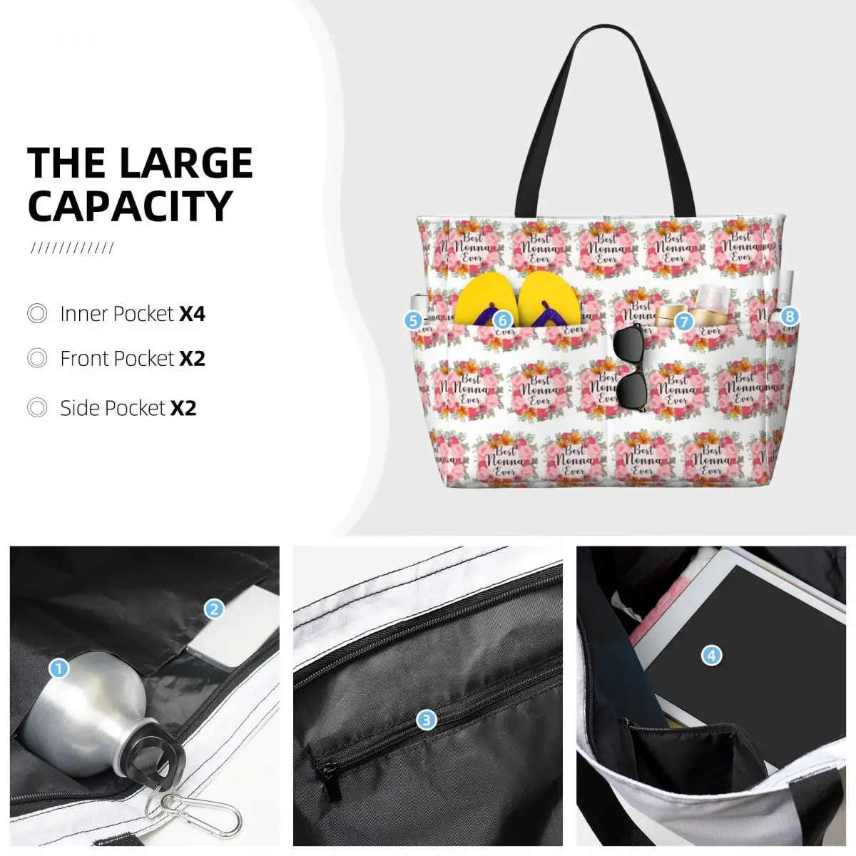 Best Nonna Ever - Funny Grandm - Women'S Best Bags For Travel 리뷰 및 가격