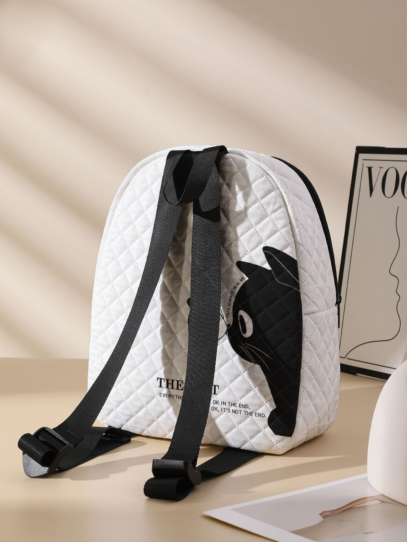 Black Cat Butterfly Print Quil - Women'S Bags Going Out 리뷰 및 가격