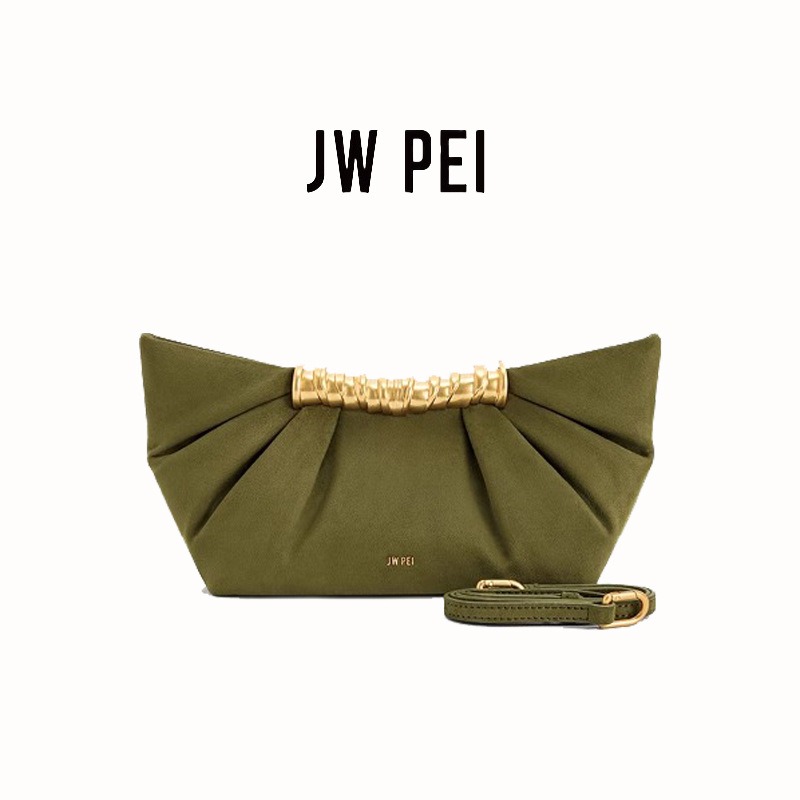 JW PEI Leia Pleated Clutch Met - Women Bags Jw Pei 리뷰 및 가격