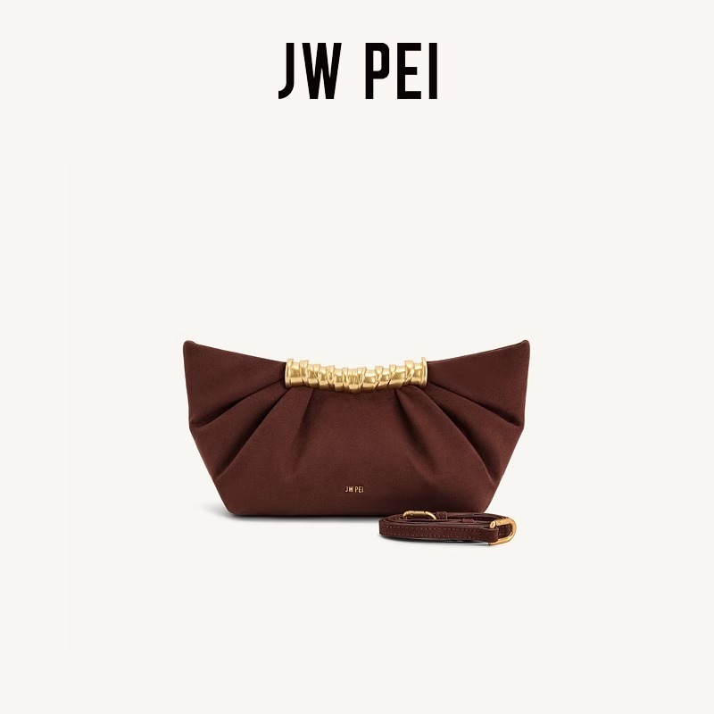 JW PEI Leia Pleated Clutch Met - Women Bags Jw Pei 리뷰 및 가격