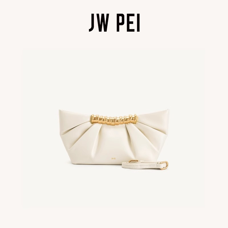 JW PEI Leia Pleated Clutch Met - Women Bags Jw Pei 리뷰 및 가격