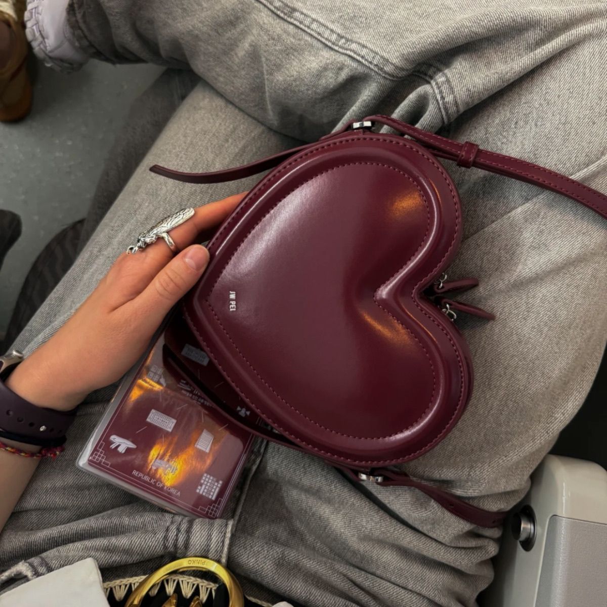 JWPEI heart-shaped crossbody b - Women Bags Jw Pei 리뷰 및 가격