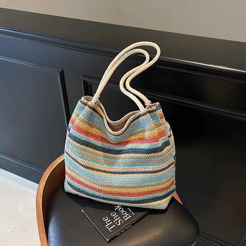 Summer Straw Woven Large Capac - Women Bags Discount 리뷰 및 가격