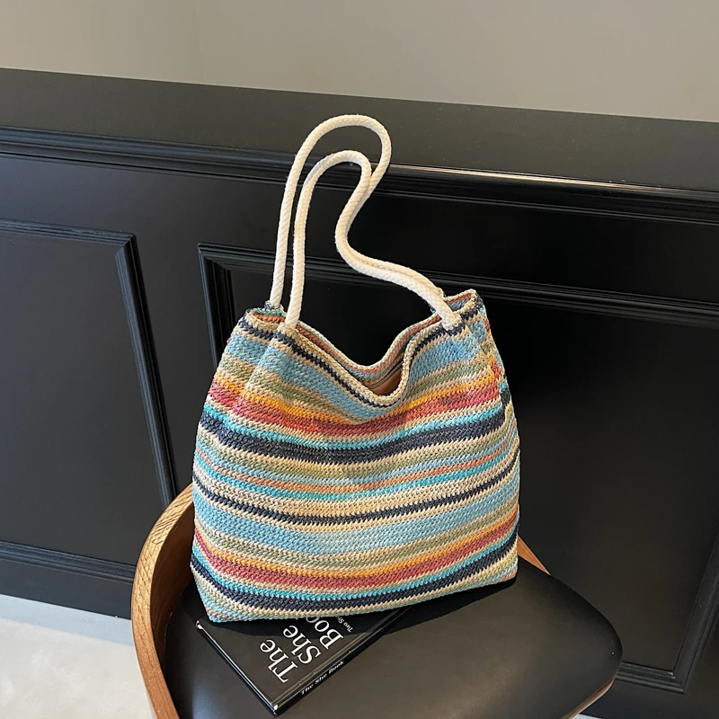 Summer Straw Woven Large Capac - Women Bags Discount 리뷰 및 가격