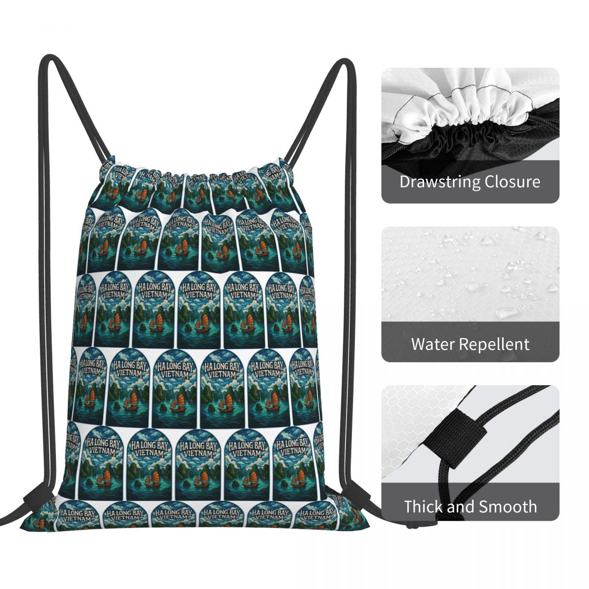 Ha Long Bay Vietnam Stained Gl - Women Bags Vietnam 리뷰 및 가격