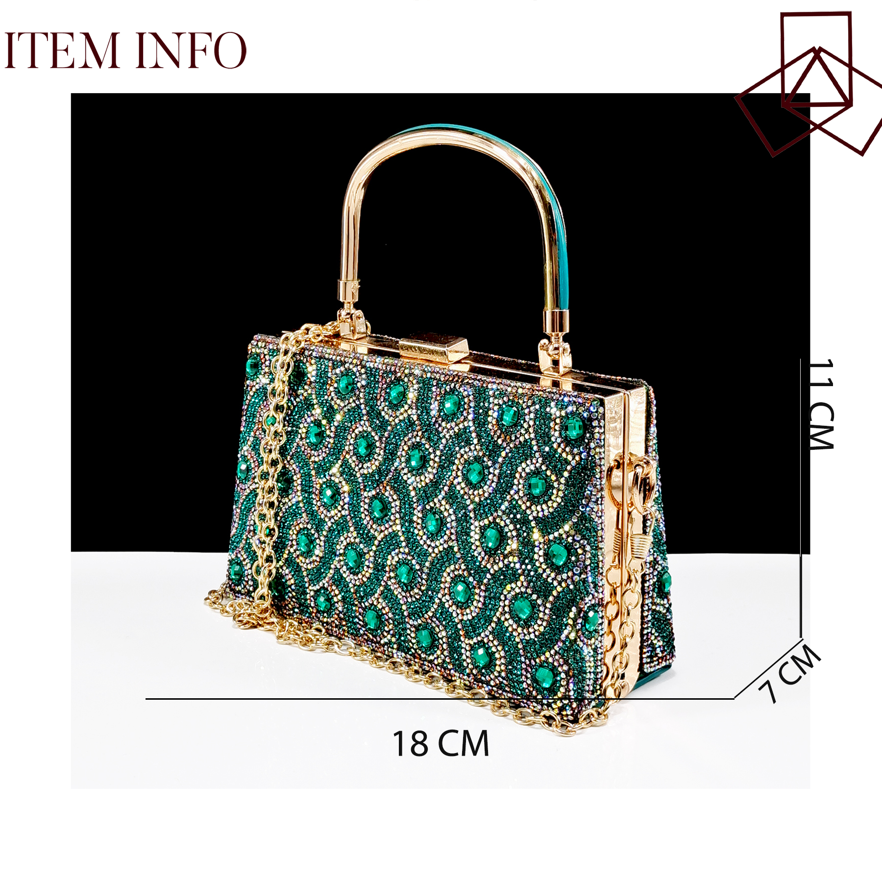 QSGFC 2026 Rhinestone Design I - Women Bags Discount 리뷰 및 가격
