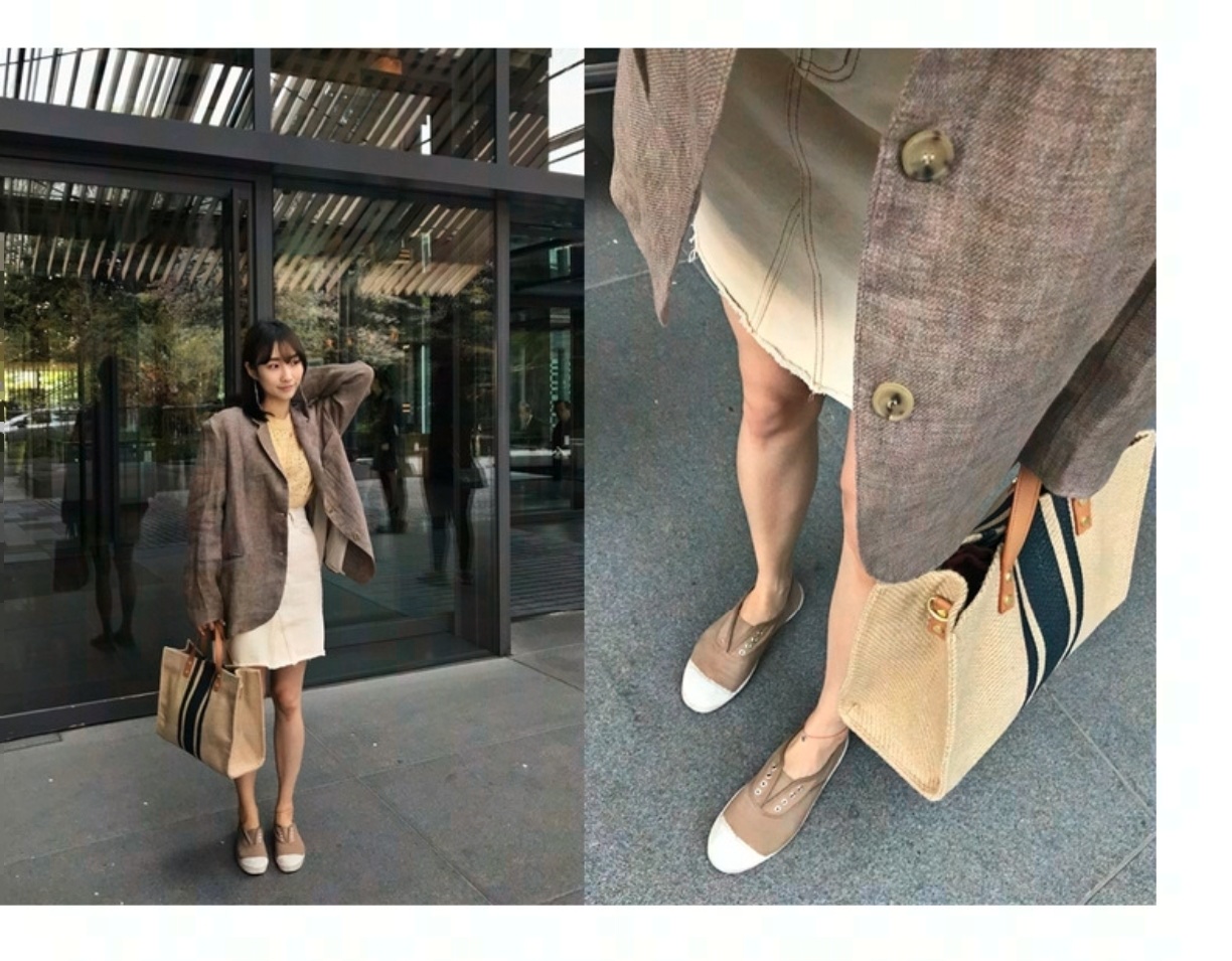 2026 New Striped Canvas Tote B - Women Hand Bags For Office 리뷰 및 가격