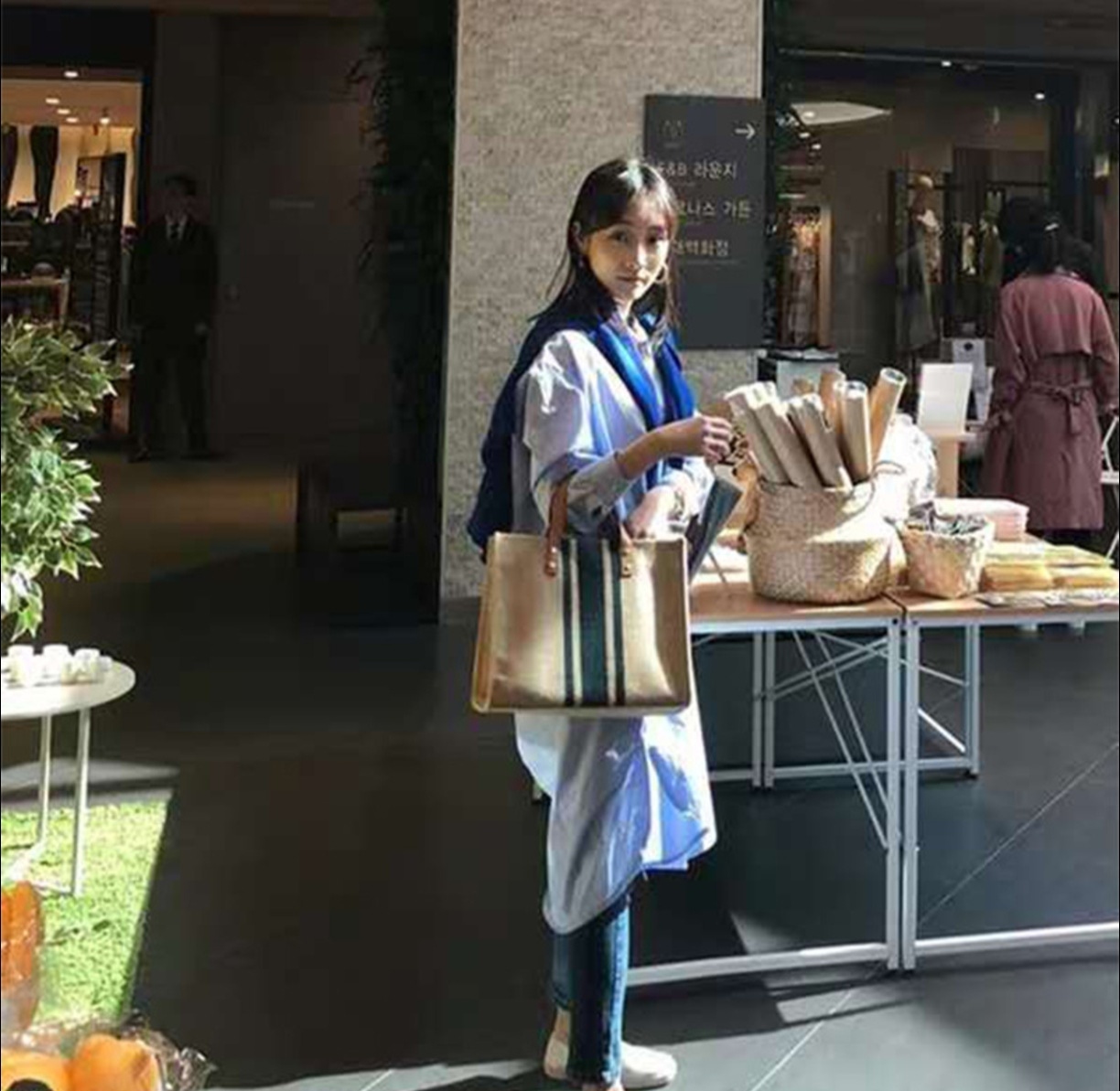 2026 New Striped Canvas Tote B - Women Hand Bags For Office 리뷰 및 가격