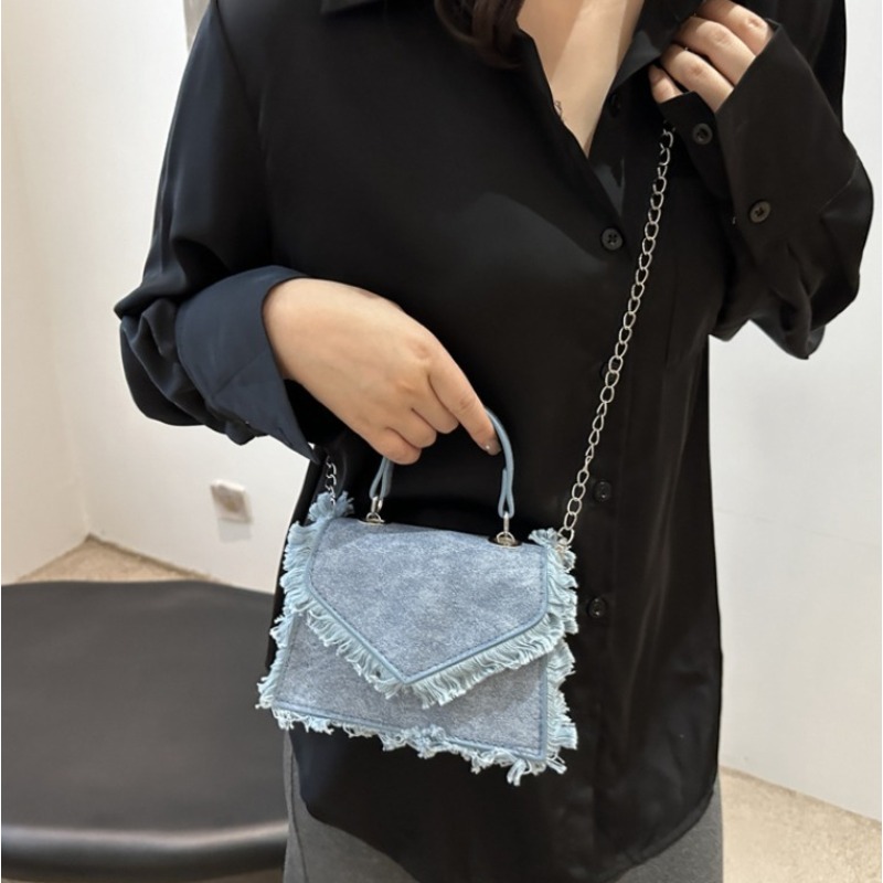 Fashion Envelope Frayed Edge T - Flap Bag Envelope 리뷰 및 가격