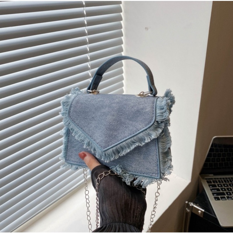Fashion Envelope Frayed Edge T - Flap Bag Envelope 리뷰 및 가격
