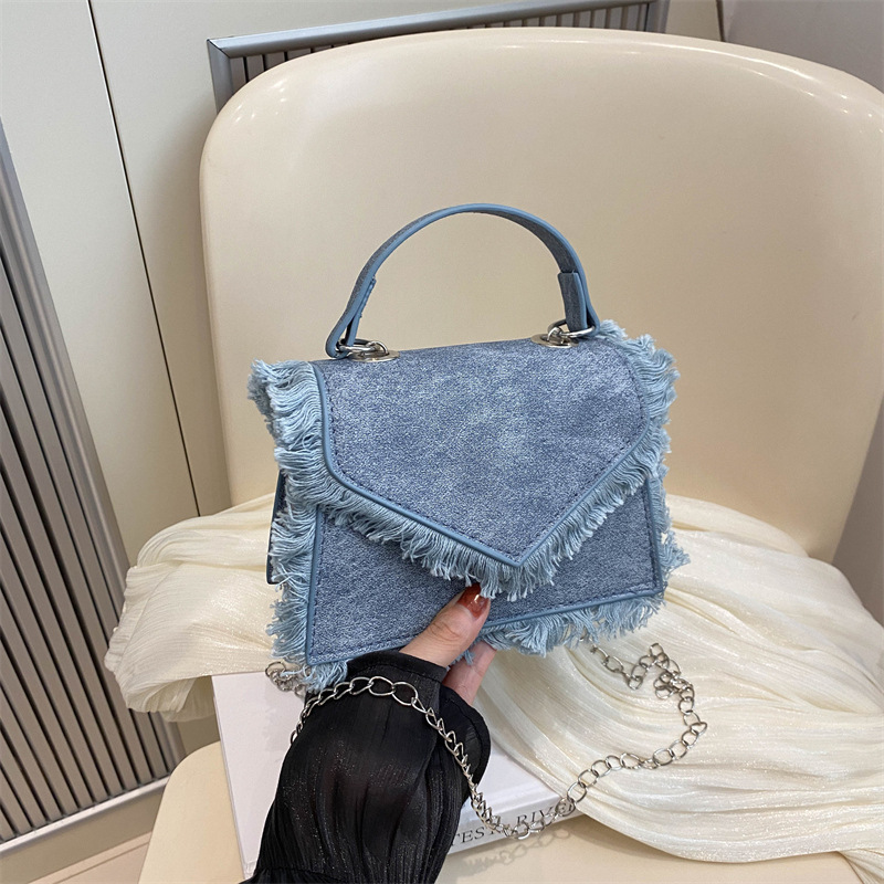Fashion Envelope Frayed Edge T - Flap Bag Envelope 리뷰 및 가격