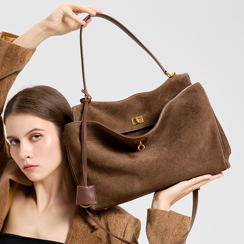 Ladies' large capacity genuine - Women Hand Bags For Office 리뷰 및 가격